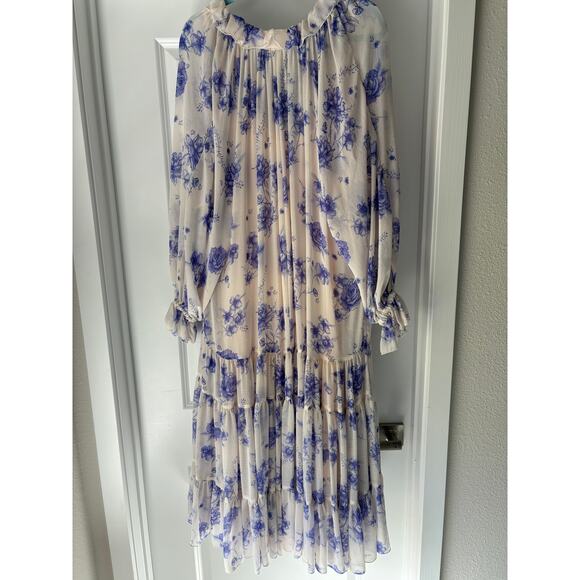 Free People Feeling Groovy Maxi Dress Floral Print Size Large - Picture 2 of 7